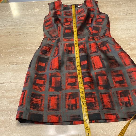 Milly NWOT, Orange,Black,Gray dress,Excellent Condition, measurements in photos - Picture 9 of 14